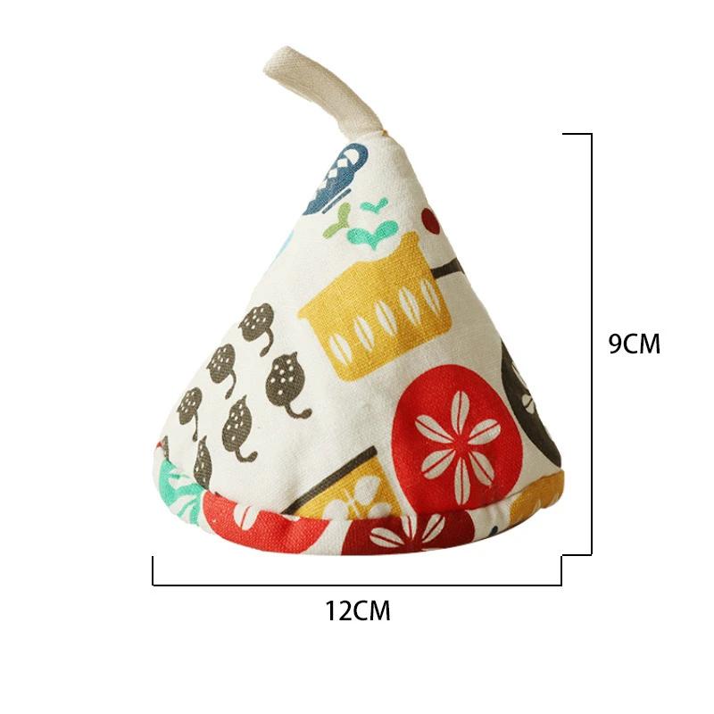Pot Lid Anti-scalding Oven Gloves Mitts Kitchen Cotton Baking Insulation Hand Clip Microwave Heat Resistant Gloves