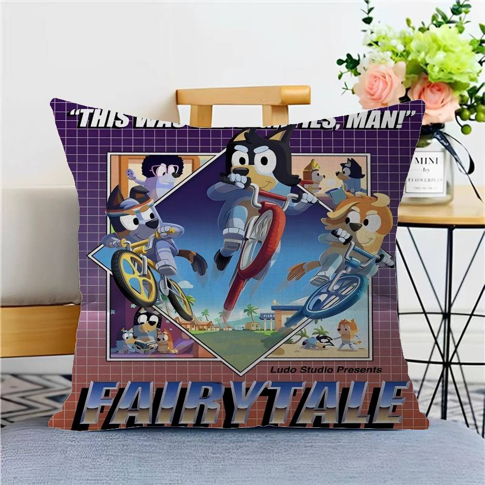 B-Bandit-Cartoon Cushion Cover Car Throw Pillow Case For Sofa Car Christmas Gift 40x40cm 45x45cm