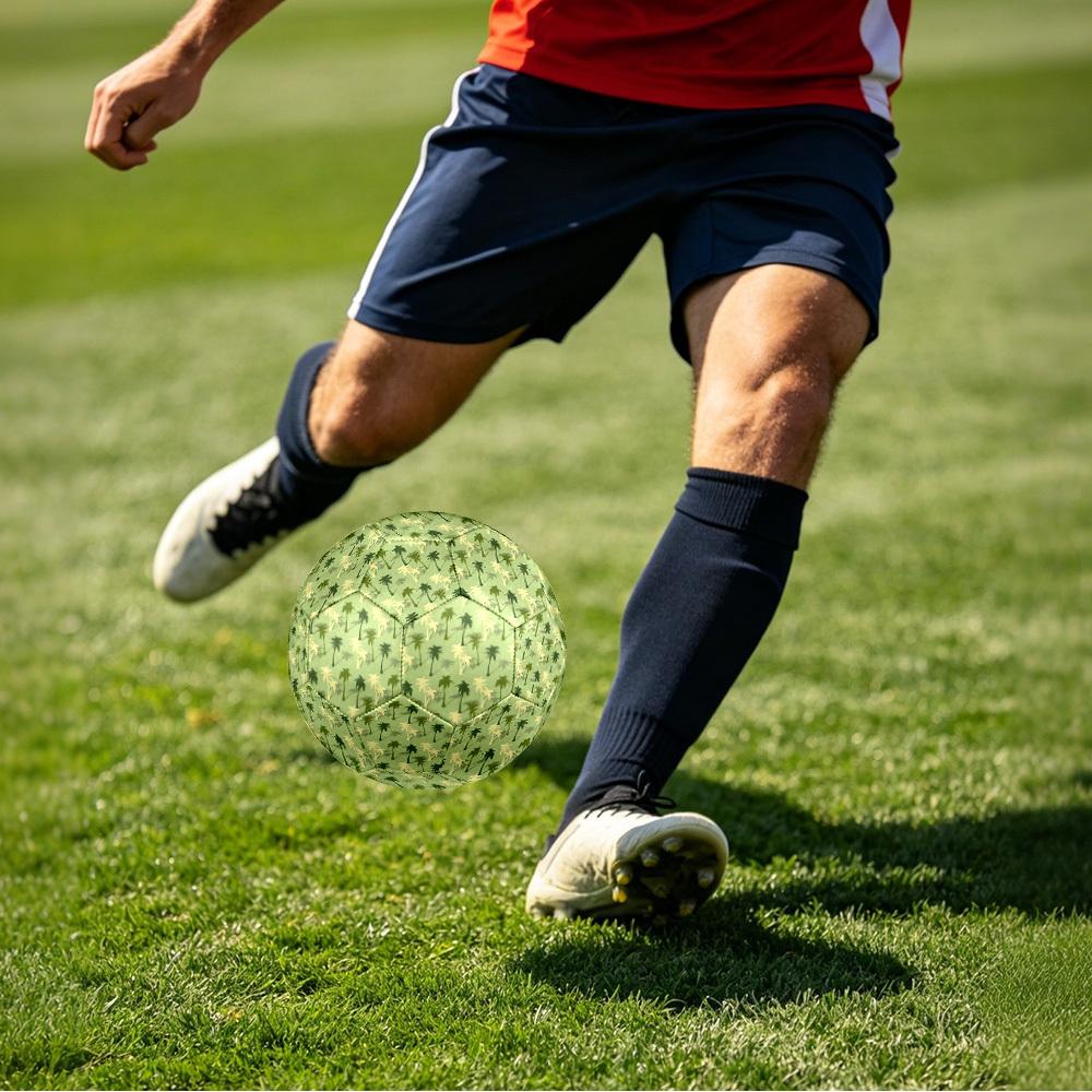1 pz Palma Dimensioni 5 Pallone da Calcio Professionale Partita Allenamento Calcio Sportivo Indoor & Outdoor Leggero Resistente c65177