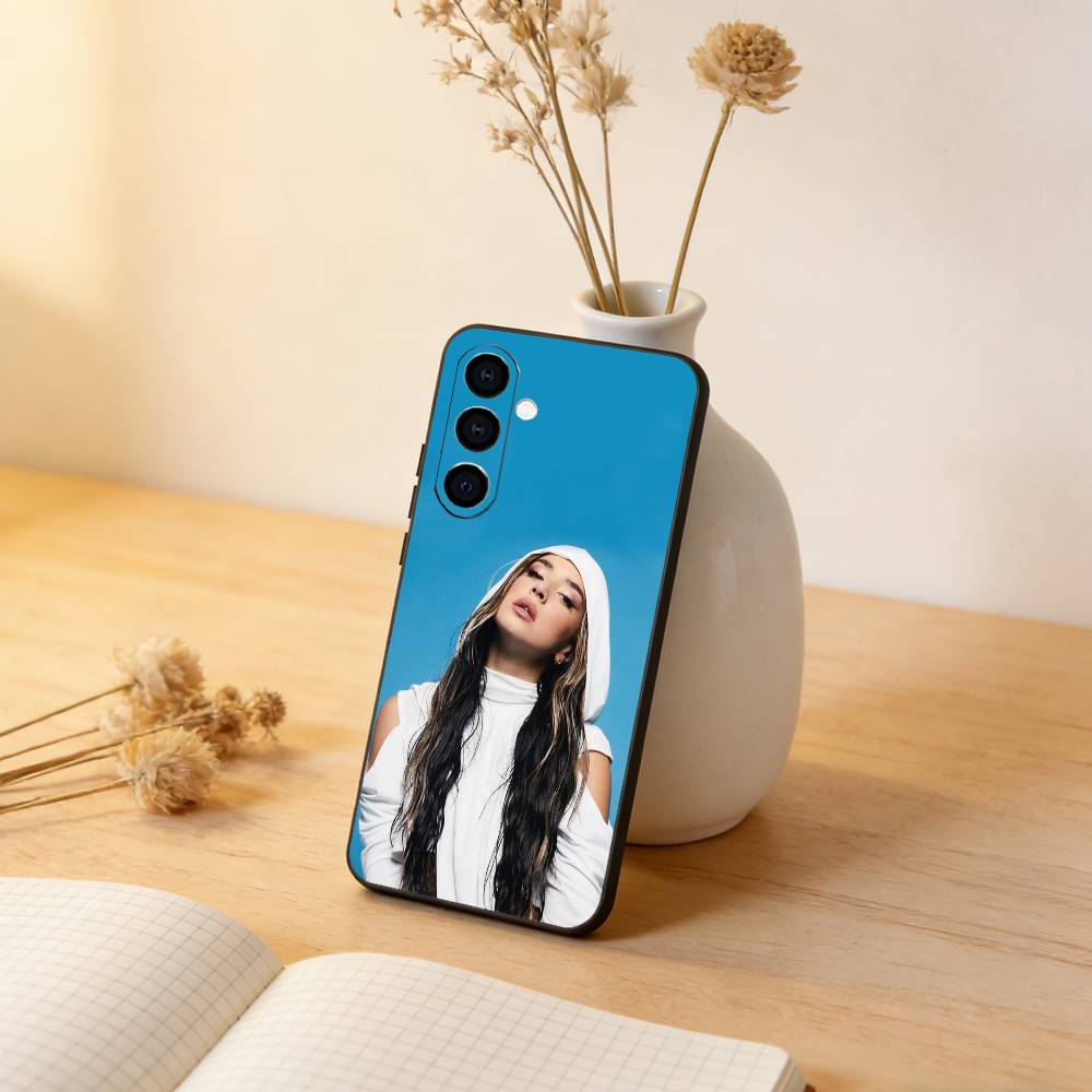 

Singer L-Lola I-Indigo Phone Case Black Silicone Soft For Samsung Galaxy A73,A72,A71,A70,A53,A52,A51 Samsung a71 5g