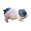 Garden Pig Statue, Outdoor Resin Piggy Ornament, Cute Piglet Sculpture, Farmhouse Decoration for Yard Lawn Patio