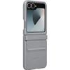 Case - Kindsuit - Galaxy Z Flip 6 - Genuine Leather - Grey - Flexible