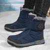 Winter Children's Snow Boots Waterproof Cotton Shoes Thick Warm Non-slip Boots In The Tube Casual Kids High-top Boots