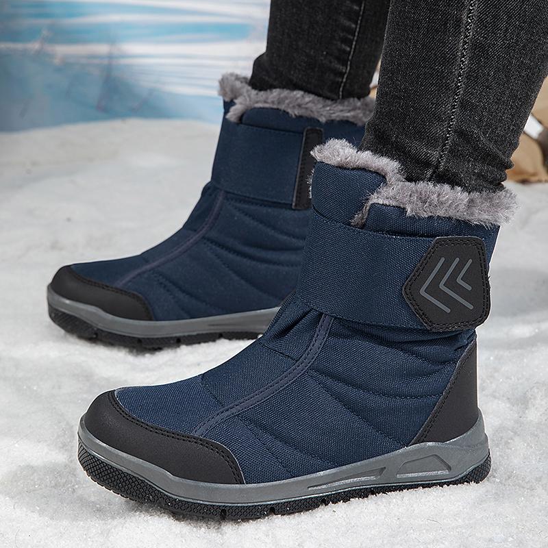 Winter Children's Snow Boots Waterproof Cotton Shoes Thick Warm Non-slip Boots In The Tube Casual Kids High-top Boots