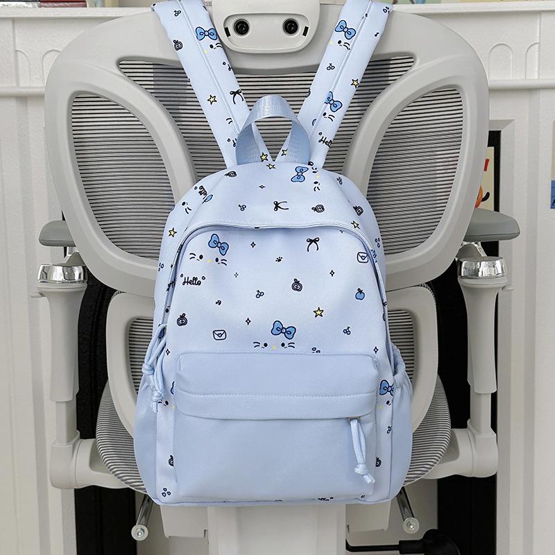 Schoolbag New High-value, Sweet, Literary and Cute Butterfly Backpack for Junior High School Students Lightweight Backpack