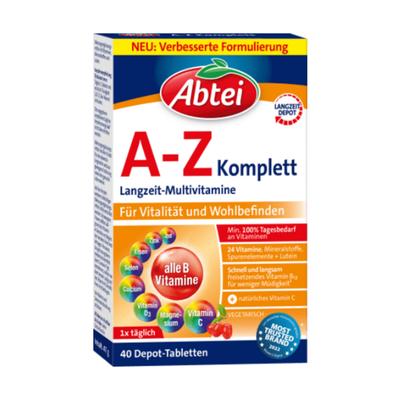 Abtei možnost Abtei A-Z Kompletní 40 tablet jeden 1 ks