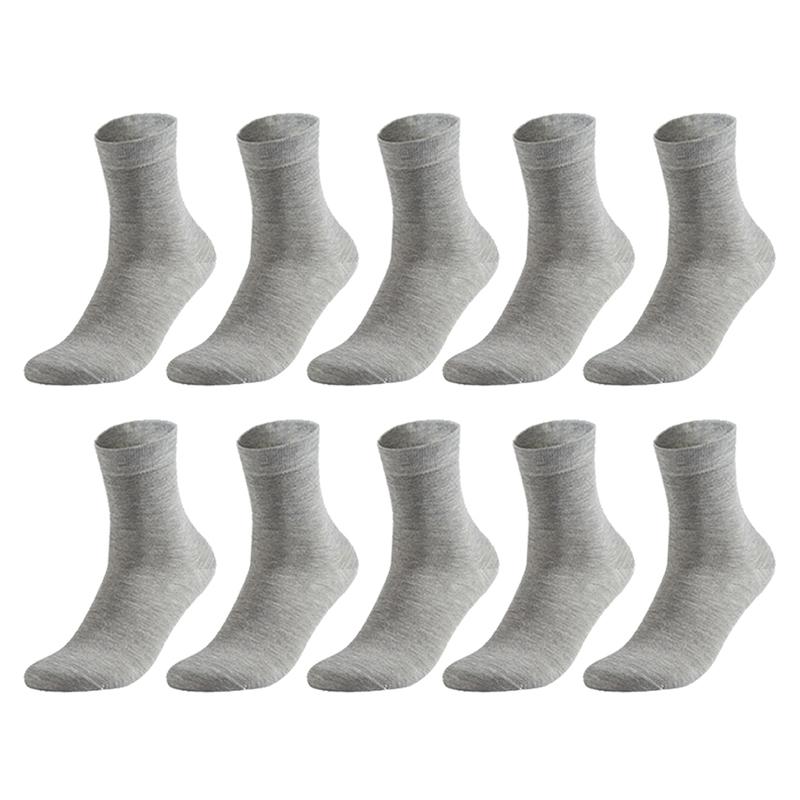 10 Paar Herrensocken Business-Herrensocken Weich Atmungsaktiv Sommer Winter für Herrensocken