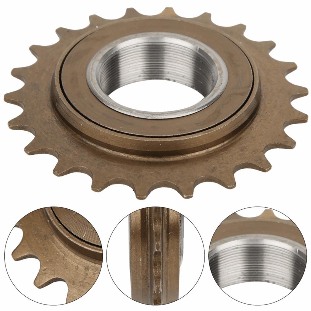 22T Freilaufzahnrad Stahl Schwungradzahnräder Langlebiger Fahrradfreilauf Single-Speed-Fahrrad