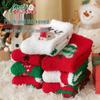 Winter Christmas Cartoon Women's Mid-Calf Coral Fleece Socks