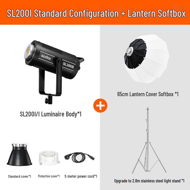 Godox SL200III/IIIBi LED Video Light for Studio & Live Stream