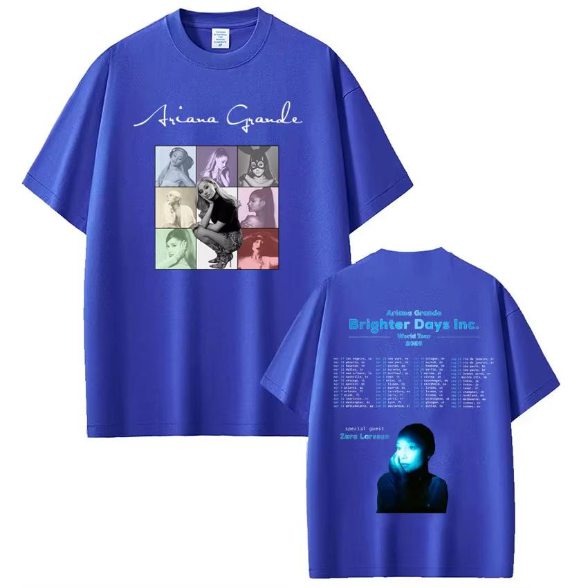 Ariana Grande The Eternal Sunshine Tour T-Shirt Herren und Damen Sommer Baumwollkleidung Retro Mode Kurzärmelig