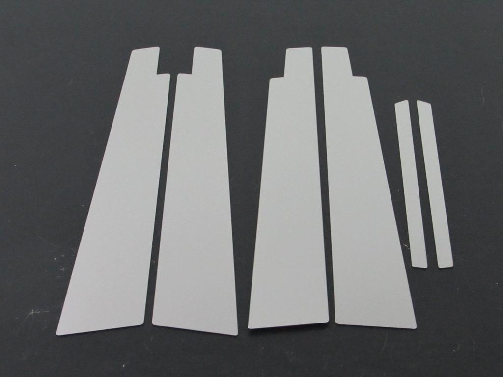 BRIGHTZ Finish Stainless Steel Plated Pillar Panels for Toyota Crown Majesta Ultra-Mirror (6-Piece Set) UZS186/UZS187 (PIL-SIL-337) (Part Number