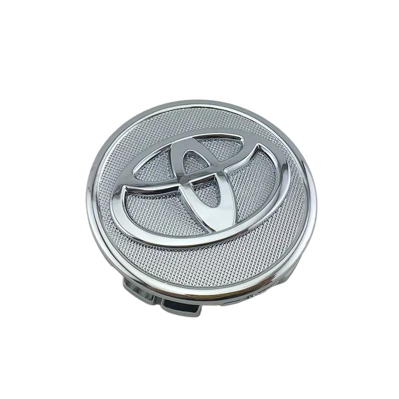 4ks 62mm Styling kol pro auto Krytky středů kol Kryt ráfku Znak Odznak Pro Corolla Yaris CHR Rav4 Auris Avensis