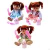 12 Zoll Prinzessinnen-Babys mit Kleid & Spiegelkamm, Silikon-Rollenspielzeug
