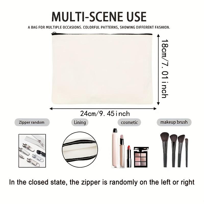 Zipper, Object Storage Bag, DIY Design, Gift Giving, Self Printed Patterns, Makeup Bag, Travel Storage Bag, Lightweight Design