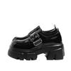 Muffin platform heightening women's shoes British small leather shoes spring and autumn new Mary Jane shoes single shoes