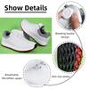 Lightweight Golf Shoes - Waterproof & Slip-Resistant Spiked Sole High-Tech Mesh Upper Rotating Buckle Closure Outdoor Sports