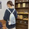 Women's Crossbody Bag Solid Color Chest Bag Student Class Shoulder Bag