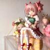 Original Madoka Kaname Action Figure Toy Anime Valentine's Day Collection Puella Magi Madoka Magica Magic Girl PVC Anime Doll