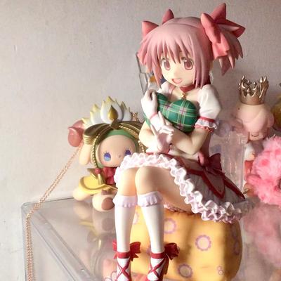 Puella Magi Madoka 14cm Magica Figurină Anime Kaname Madoka Figurină de Acțiune Model Fată Magică Statuie Decor Jucării Păpuși Cadou de Crăciun