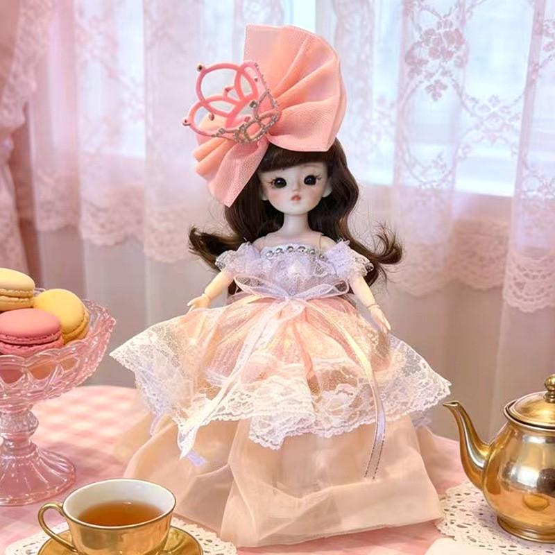 30cm Lolita Doll Outfit Set 6-Point BJD Dolls Clothes Only Non-Plush Toy Girls Ages 4-6