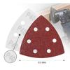 DE Warehouse 24H Shipping Free Delivery 25pcs 93mm 40-400 Grit Triangle Sanding Pads Mouse Sander Pads Durable Dust-Free 6-Holes