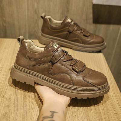 Fashion Men's Casual Shoes 2024 Trend Autumn Winter Thick Bottom Comfortable Non Slip Men Sneakers Luxury Outdoor Versatile Driving Shoe