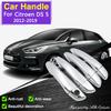 For Citroen DS5 DS 5 2012 2013 2014 2015 2016 2017 2018 Chrome Door Handle Cover Car Accessories Stickers Rustproof Catch