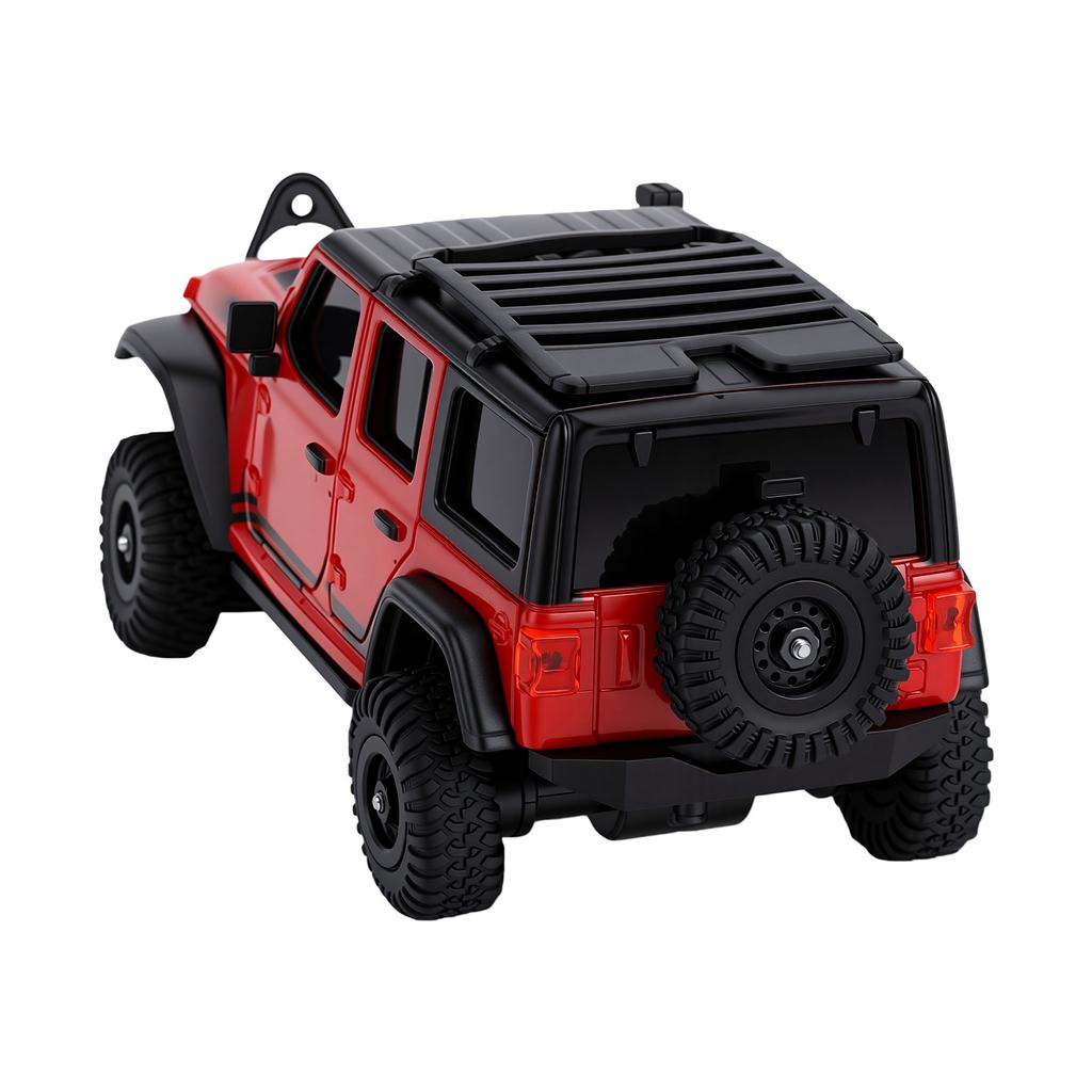 1:43 Scale RC Car, 2.4G Remote and App Control Electric Off Road Vehicle with LED Lights, Interchangeable Body Shells