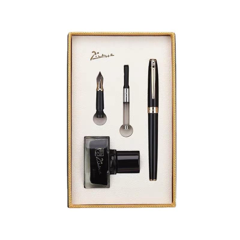 Pimio Picasso 717 Double Nib Fountain Pen for Students and Calligraphy Practice
