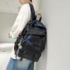 Men's Large Capacity Backpack Graffiti Backpack Student Schoolbag