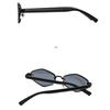 Women's sunglasses, men's and women's retro polygonal metal sunglasses