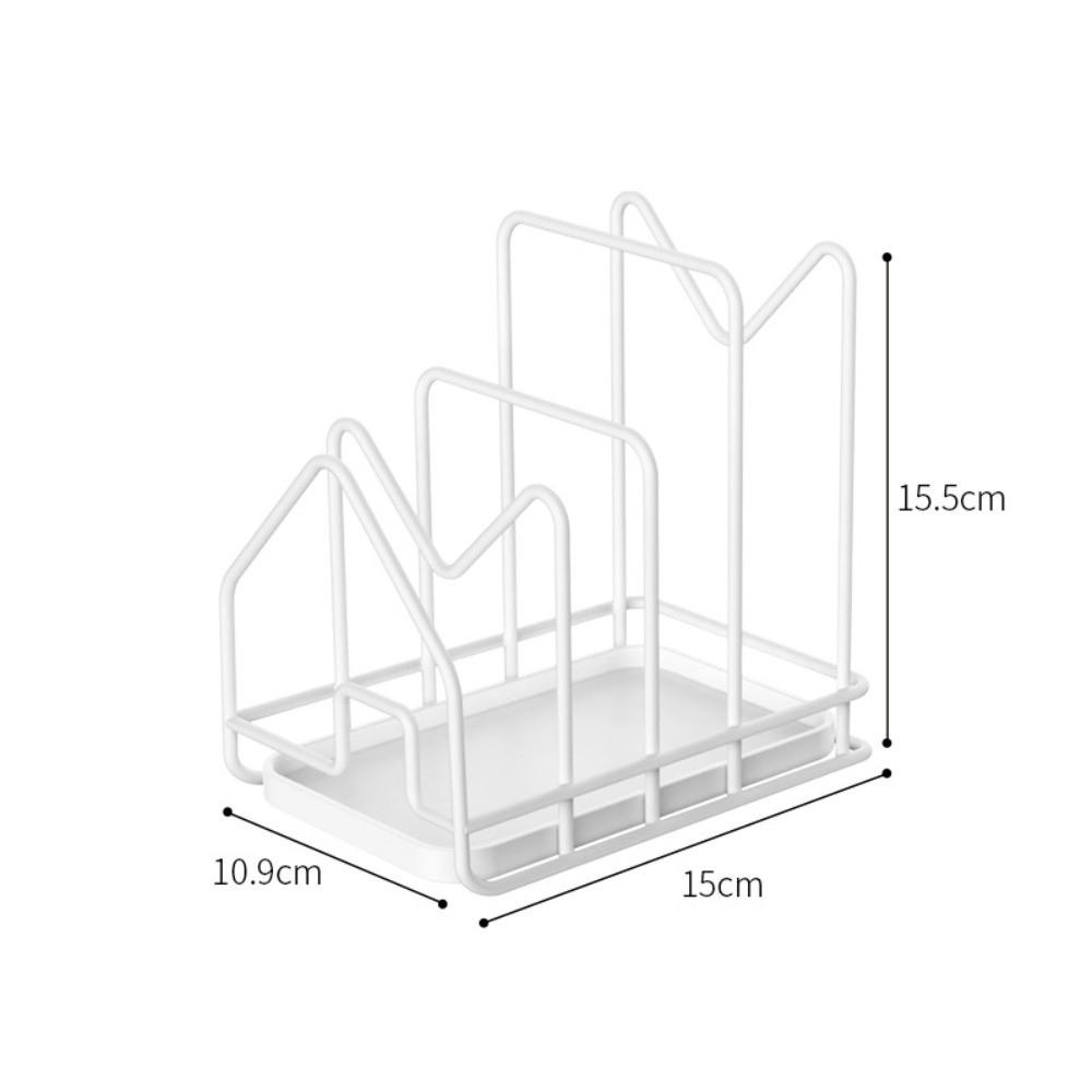 Multi Layer Kitchen Storage Rack Hollow Design Cutting Board Holder New Pan Lid Organizer Kitchen