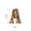 Together with Bark Solid Wood Retro Wooden English Letters Alphabet Number for Cafeteria Bar Home Decoration Vintage Diy Letter