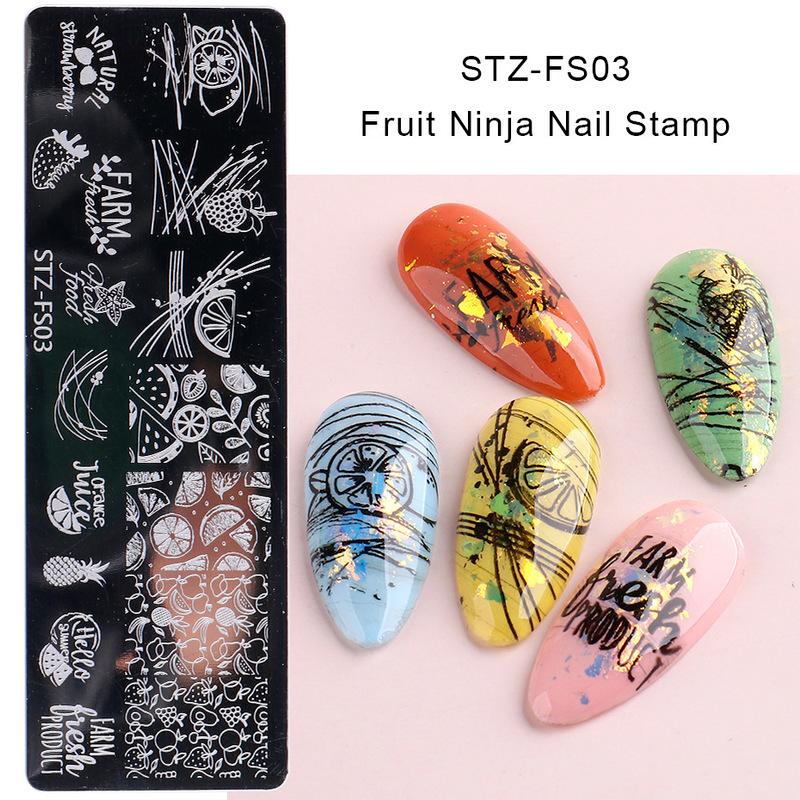 1Pc Snake Nail Art Stamping Plates Wild Animal Prints Leopard Tiger Skins Nail Stencils Flower Lace Stamping Templates