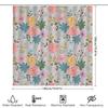 Vintage Pink Floral Shower Curtain Modern Bathroom Decor for Home Decoration