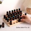 Wooden Multi-layer Essential Oil Display Rack with Multiple Slots