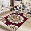 1PC Floral Pattern Extra Large Non Slip Floor carpet, Office, family, Studio   Large Area Rug Indoor Rugs, Bold Statement Piece