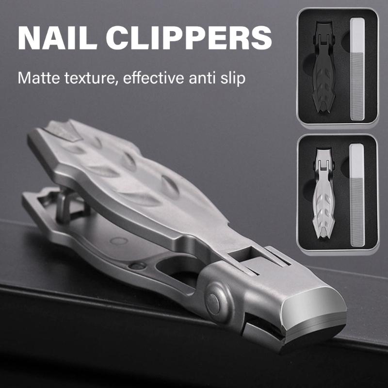 Nail Clippers Toe Nail Clippers for Thick Nails Portable Nail Clippers Stainless Fingernail Clipper for Men Women