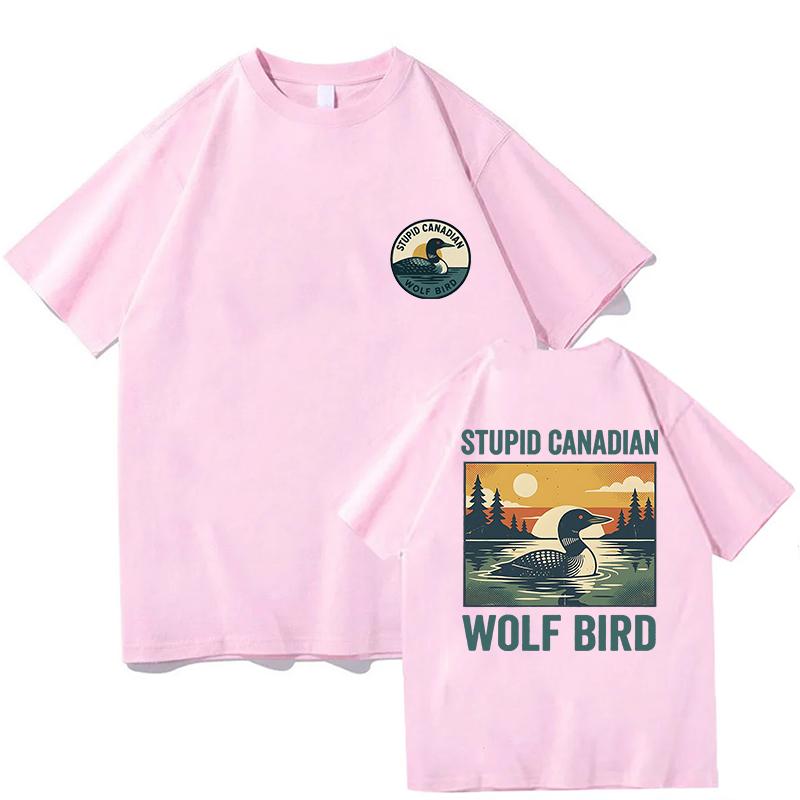 

Heated Rivalry TV TShirts Pure Fashion Casual Tees Shirts Stupid Canadian Wolf Bird Tshirts Streetwear L