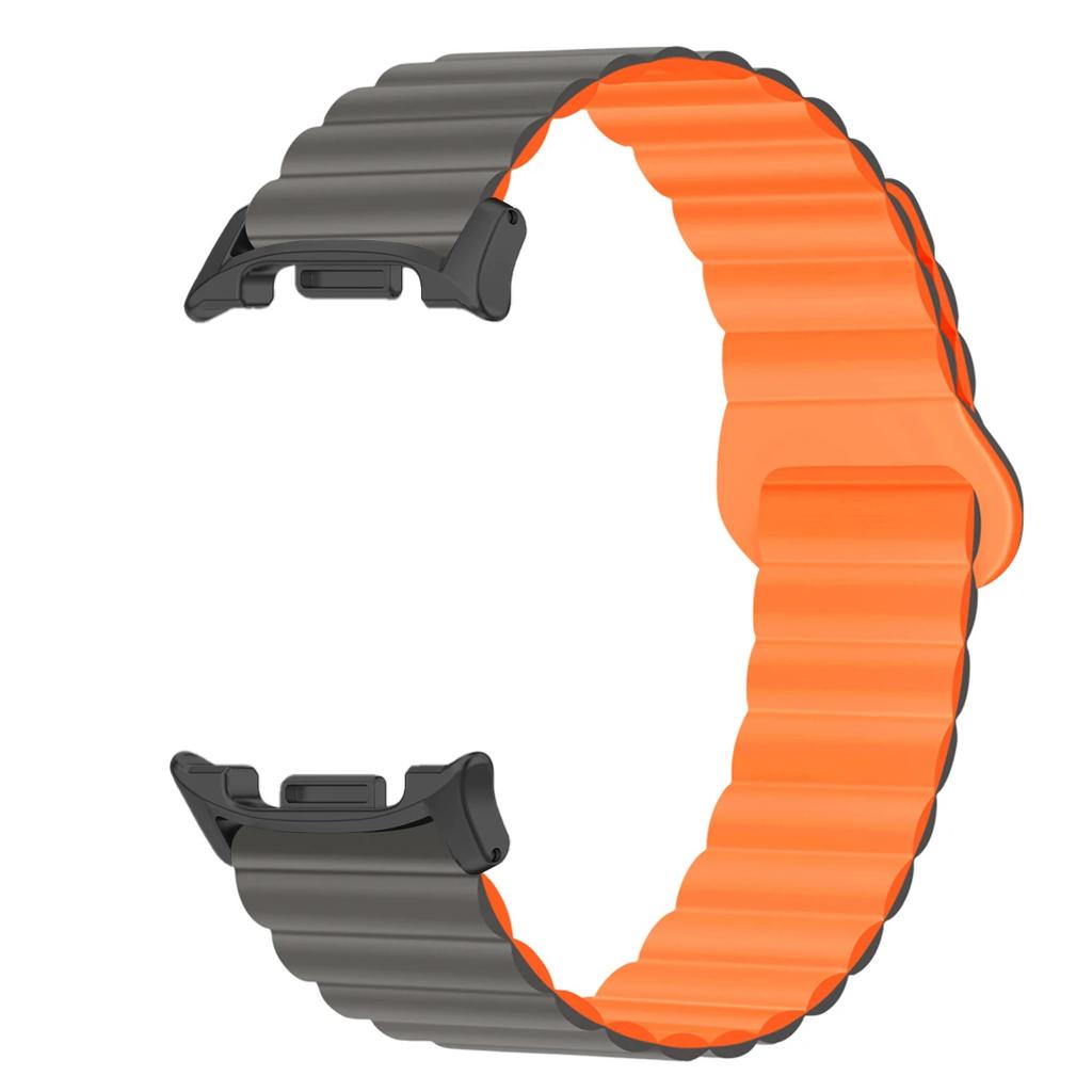 Silicone Magnetic Strap for Samsung Galaxy Watch 8/8 Classic Watch Band for Galaxy Ultra 2025/7Ultra 47mm Silicone Loop Bracelet