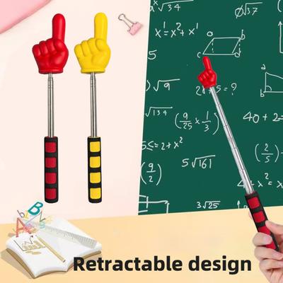 Puntatore Telescopico per Insegnanti Portatile Estensibile Dito Manuale Presentatore Bastone Insegnamento in Aula Scolastica Lavagna Retrattile Puntatore Manuale