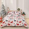 2025 New Christmas Theme Duvet Cover Set Luxury Soft Bedding Set with pillowcase skin-friendly machine washable Room Decor Gift