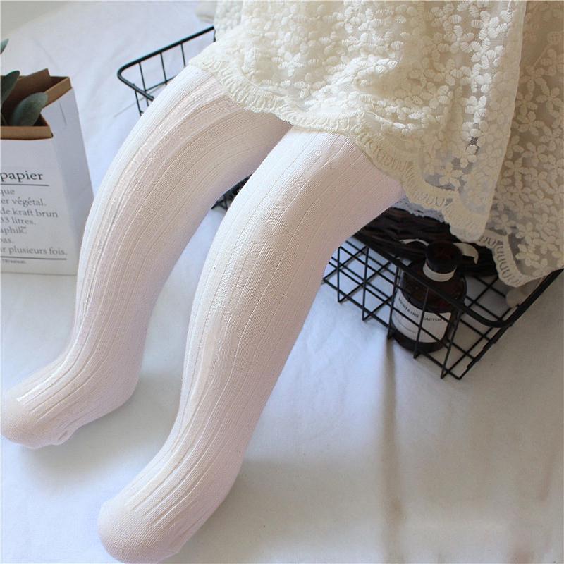Toddler Pantyhose Stocking Kids Cotton Warm Tights Knitted Thick Solid