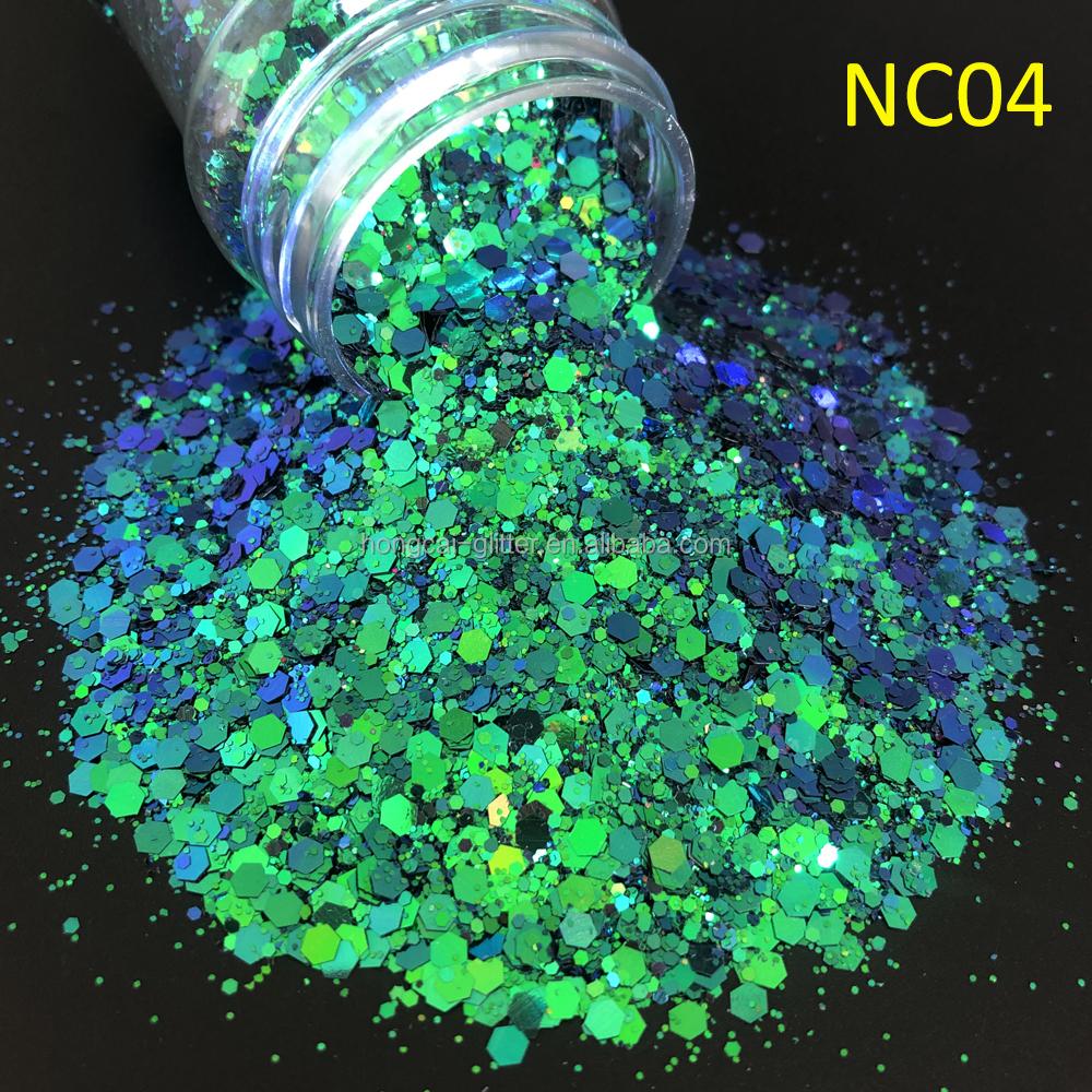 500G Bag Hot Selling Color Shifting Glitter Fast Delivery Bulk Polyester Mixed Glitter Sequins for Tumbler Arts Resin Crafts MIXED