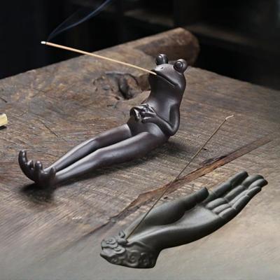 Αστείο Χαλαρό Βάση Θυμιαμάτων Ρητίνης Βάση Θυμιαμάτων Ζεν Φιγούρα Feng Shui Βουδιστικό Δώρο Δακτύλου Χειροτεχνία Διακόσμηση Σπιτιού