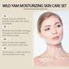 EELHOE Wild Yam Moisturizing Skin Care Set Hydrating Skin Care Cream Lotion Refreshing Non-Greasy