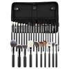 Amazon Set de 30 brochas de maquillaje Especial para maquilladores de estudio Fotográfico Herramienta de belleza multifuncional con bolsa para brochas