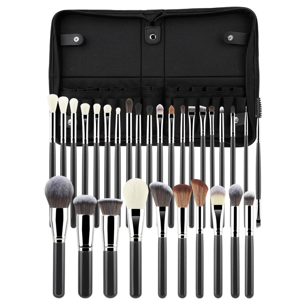 Amazon Set de 30 brochas de maquillaje Especial para maquilladores de estudio Fotográfico Herramienta de belleza multifuncional con bolsa para brochas