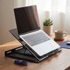 Metal Laptop Stand with Mesh Deck Foldable Height-Adjustable